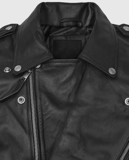 Michael B. Jordan Black Leather Jacket