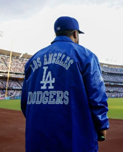 Los Angeles Dodgers Ice Cube Blue Jacket