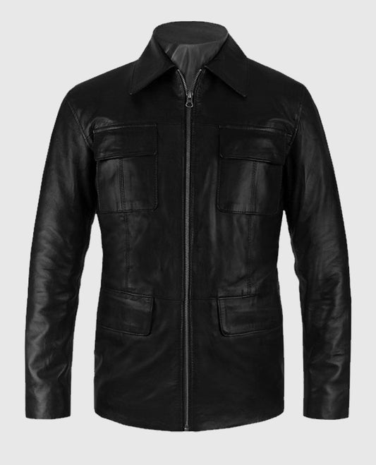 The Vampire Diaries Damon Salvatore Leather Jacket