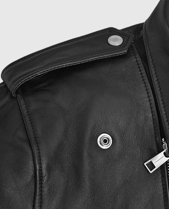 Bruno Mars Black Biker Leather Jacket