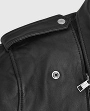 Bruno Mars Black Biker Leather Jacket