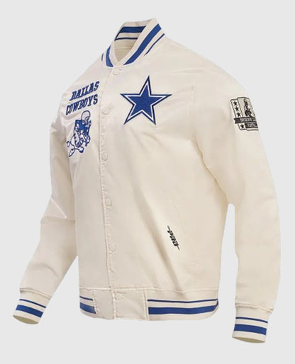 Dallas Cowboys Retro Classic Rib Jacket