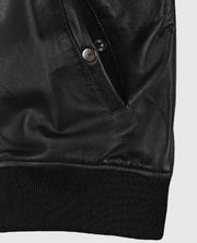 MA-1 Bomber Leather Jacket for Men