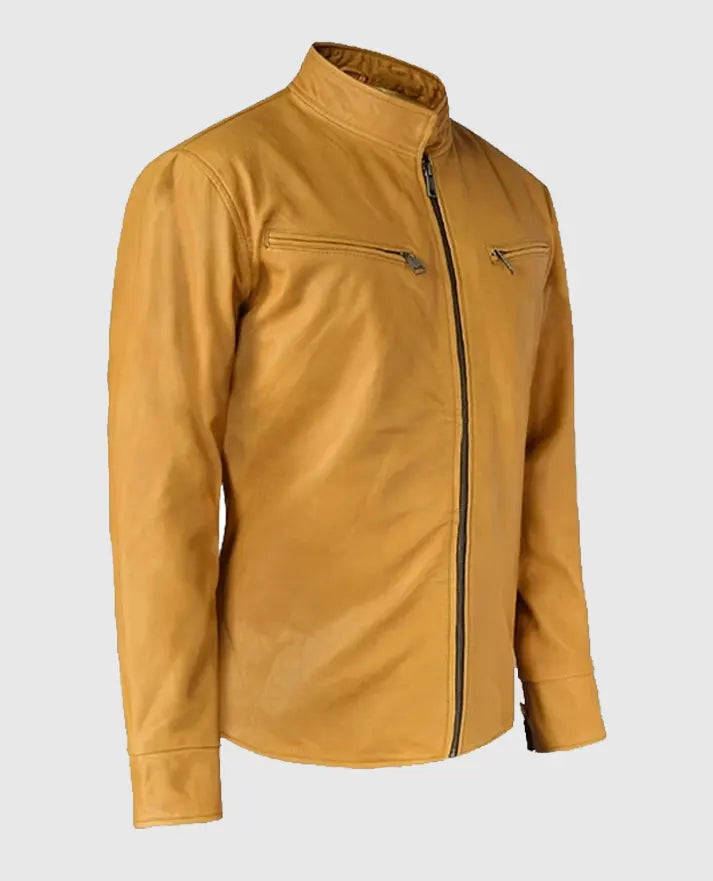 Next Nicolas Cage Yellow Leather Jacket