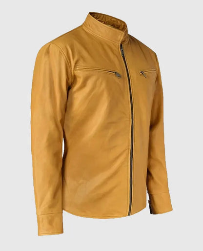 Next Nicolas Cage Yellow Leather Jacket