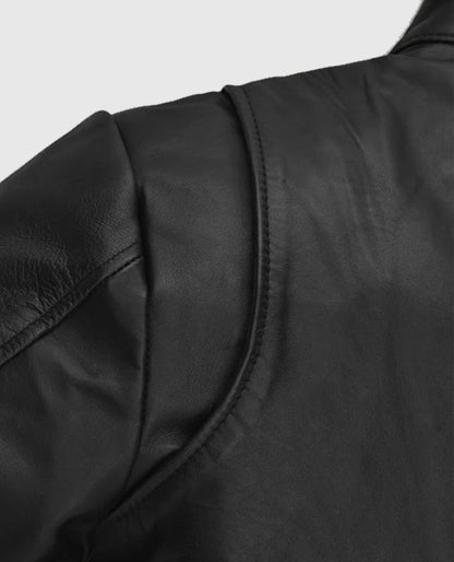 Robert Downey Jr. Iron Man Black Leather Jacket