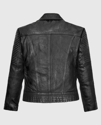 Fast and Furious 6 Gal Gadot Black Leather Jacket