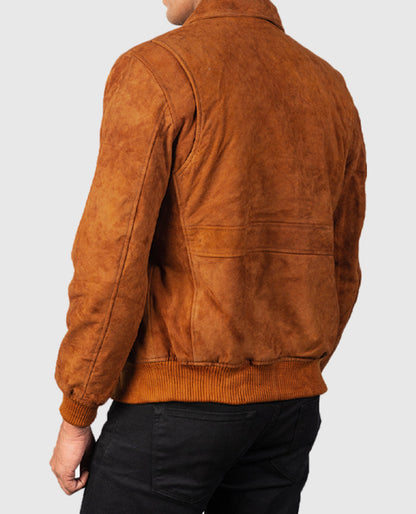 David Beckham Save Our Squad Suede Leather Jacket