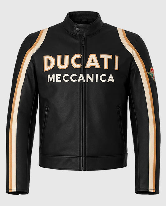 Tom Cruise Ducati Meccanica Black Jacket