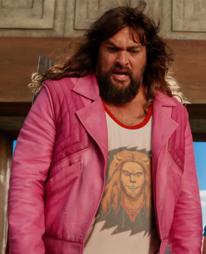 Jason Momoa A Minecraft Movie Leather Jacket