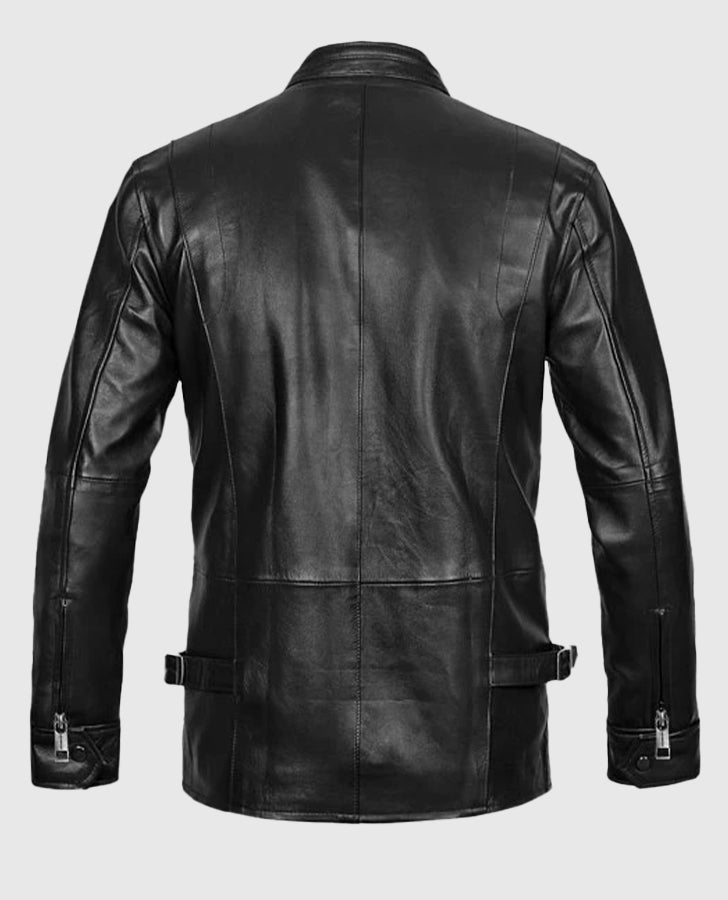 Vin Diesel Fast And Furious 6 Black Leather Jacket