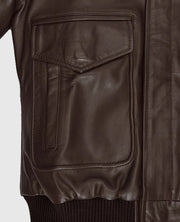 Kendall Jenner Bomber Leather Jacket