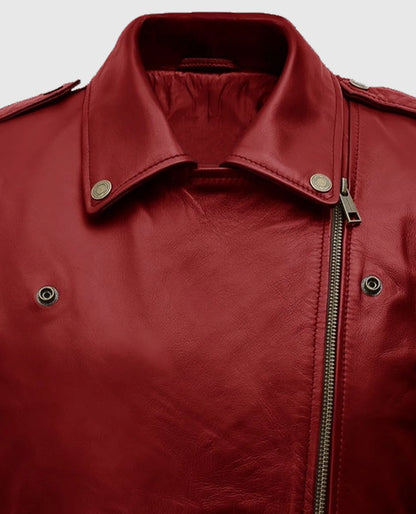 Emilia Clarke Last Christmas Biker Leather Jacket