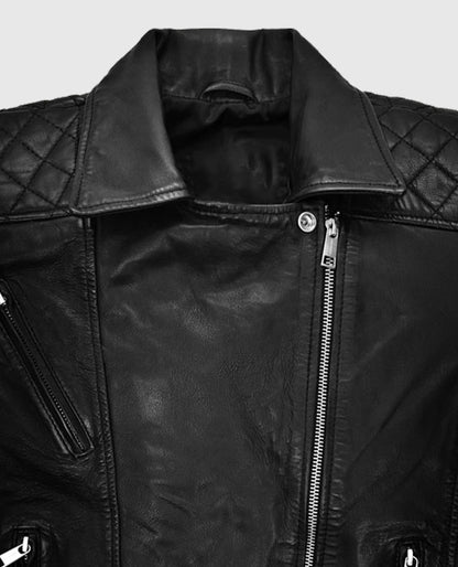 Lucy Hale Black Leather Jacket