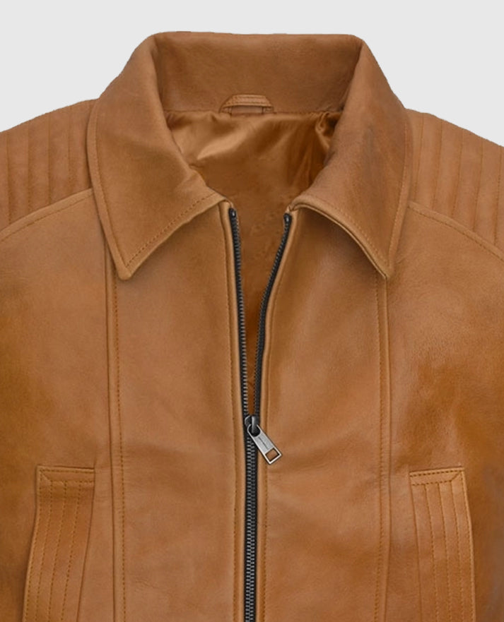 Jenna Ortega Finestkind Brown Leather Jacket