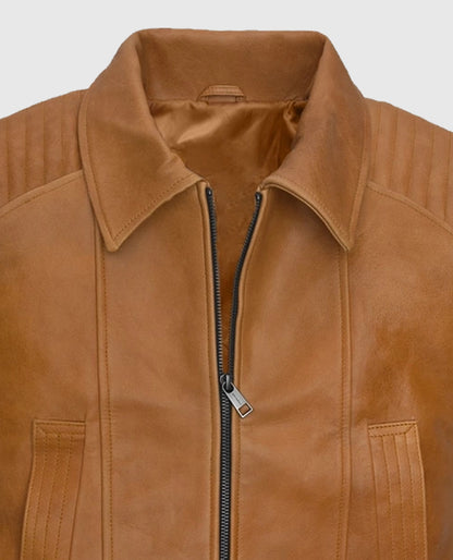 Jenna Ortega Finestkind Brown Leather Jacket