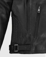 Robert Pattinson Black Leather Jacket