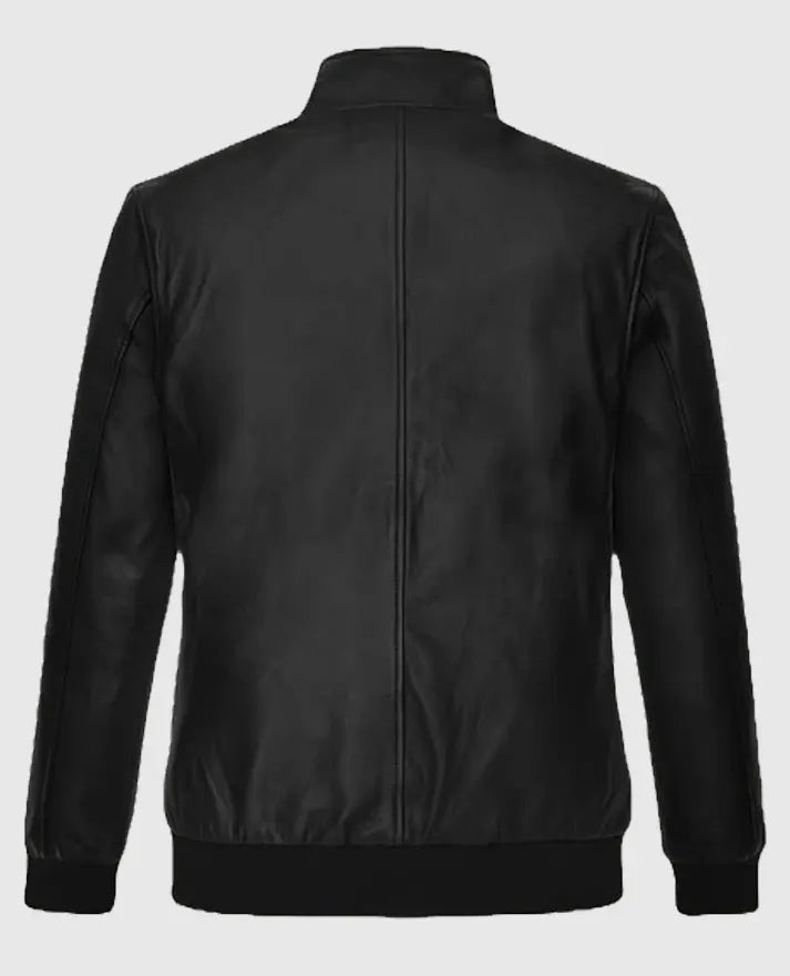 Ryan Reynolds Comic Con Black Leather Jacket