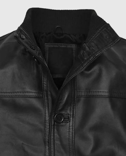 X-Men Ryan Reynolds Black Leather Jacket