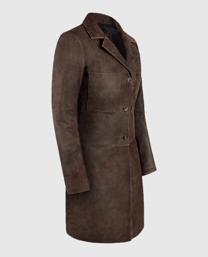Annabelle Wallis The Mummy Trench Coat