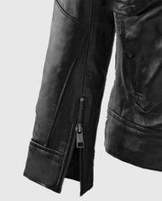 Elsa Pataky Black Leather Jacket