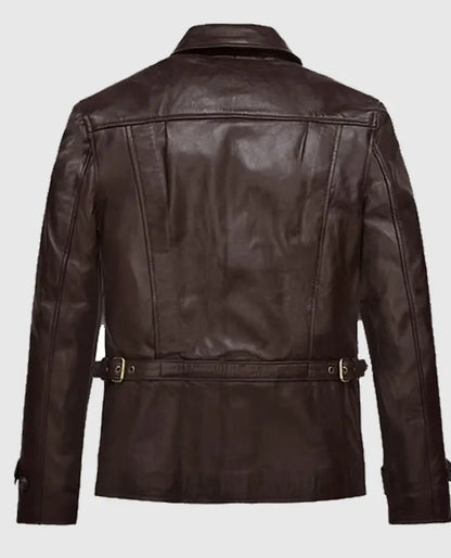Taylor Lautner The Twilight Saga Brown Leather Jacket