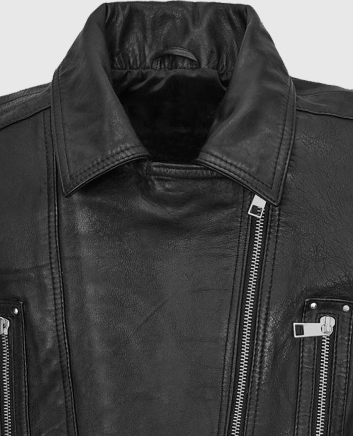 Fast and Furious 6 Gal Gadot Black Leather Jacket