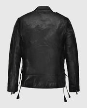WWE Triple H Black Leather Jacket