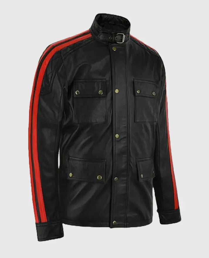 Vin Diesel Fast & Furious 8 Black Leather Jacket
