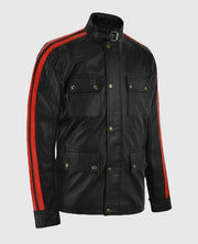 Vin Diesel Fast & Furious 8 Black Leather Jacket