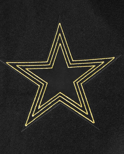 Dallas Cowboys Full-Zip Black Varsity Jacket