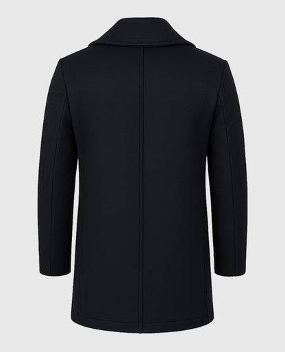 Harry Da Souza MobLand Black Wool Coat
