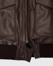 Kendall Jenner Bomber Leather Jacket