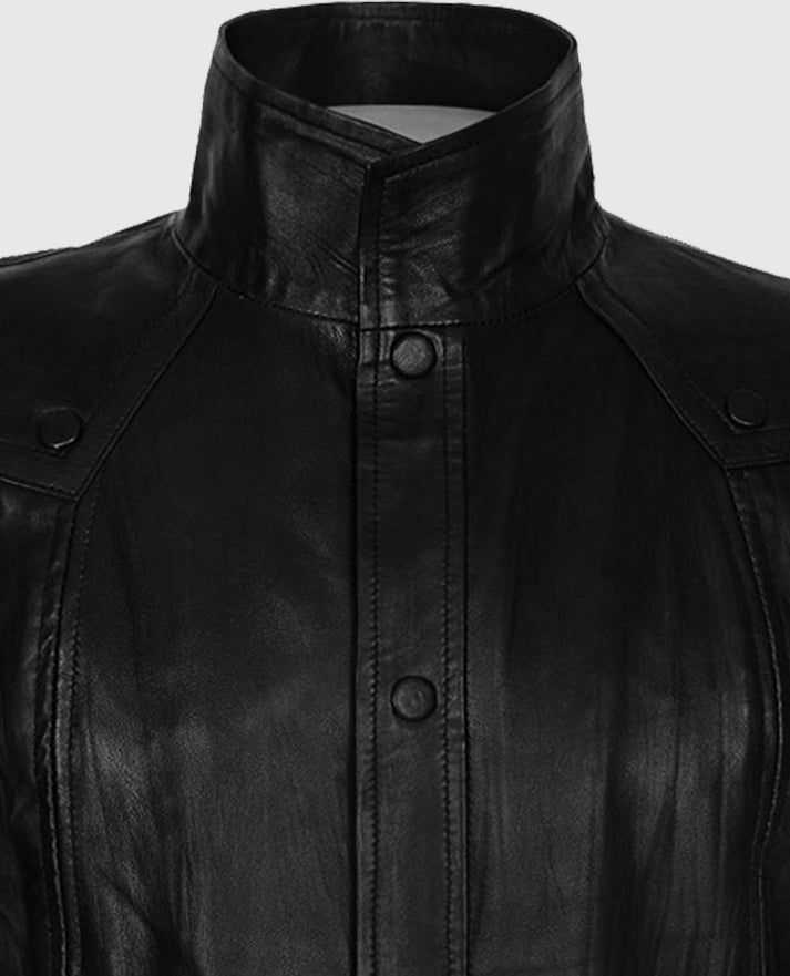 The Avengers Samuel L. Jackson Leather Trench Coat