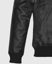 Chris Evans Bomber Leather Jacket