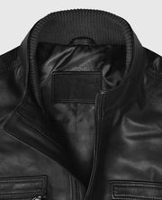 Paul Wesley The Vampire Diaries Black Leather Jacket