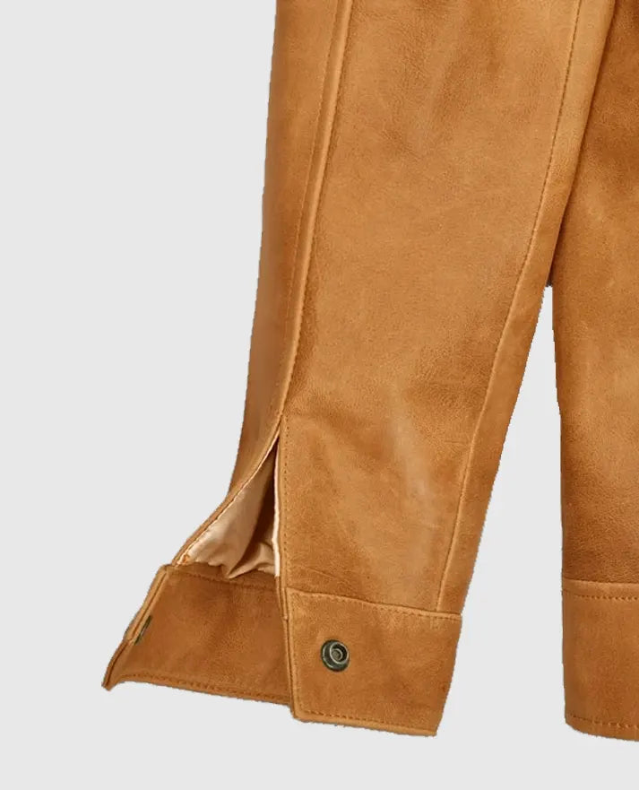 Rafael Nadal Brown Leather Jacket