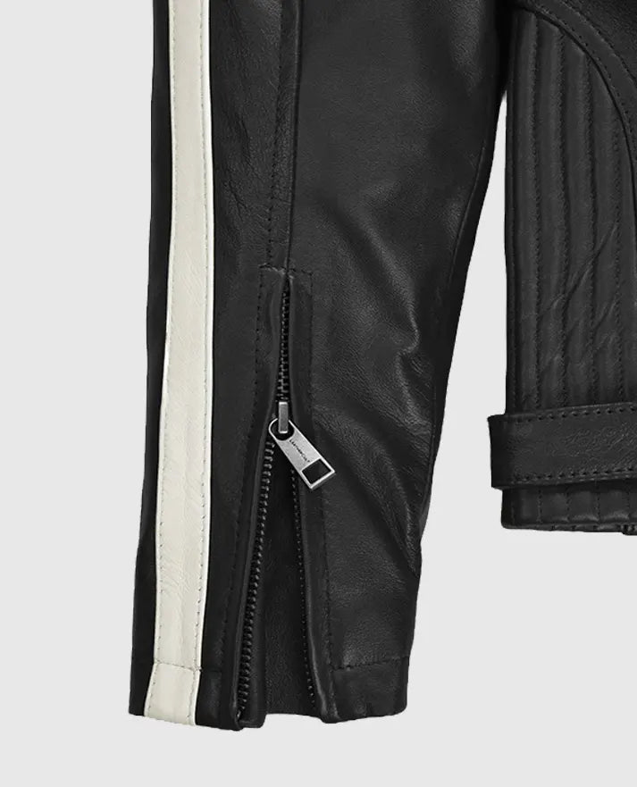 Robert Pattinson Black Leather Jacket