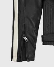 Robert Pattinson Black Leather Jacket