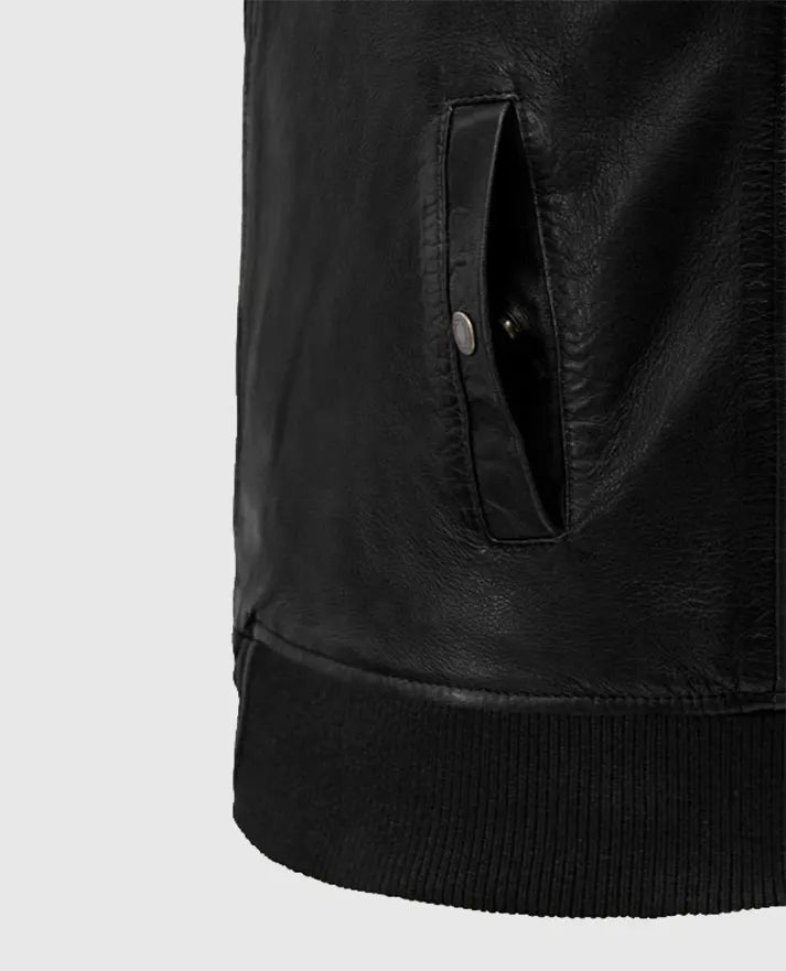 Tom Cruise Leather Bomber Jacket