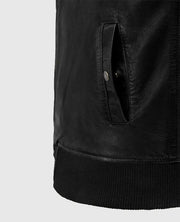 Tom Cruise Leather Bomber Jacket