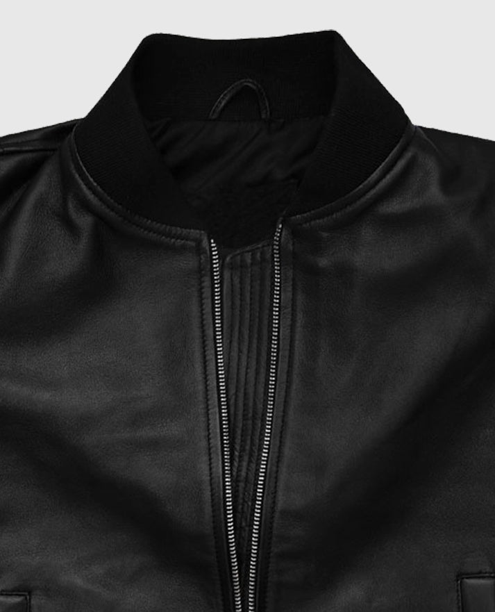 Jennifer Aniston Black Biker Leather Jacket