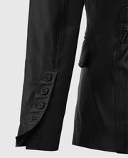 The Winter Soldier Scarlett Johansson Leather Blazer