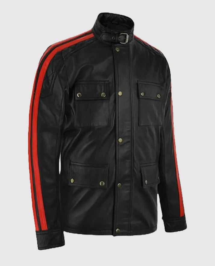 Vin Diesel Fast & Furious 8 Black Leather Jacket