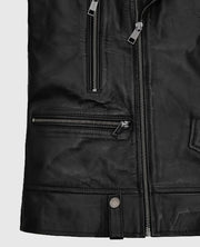 Jimin Black Leather Jacket