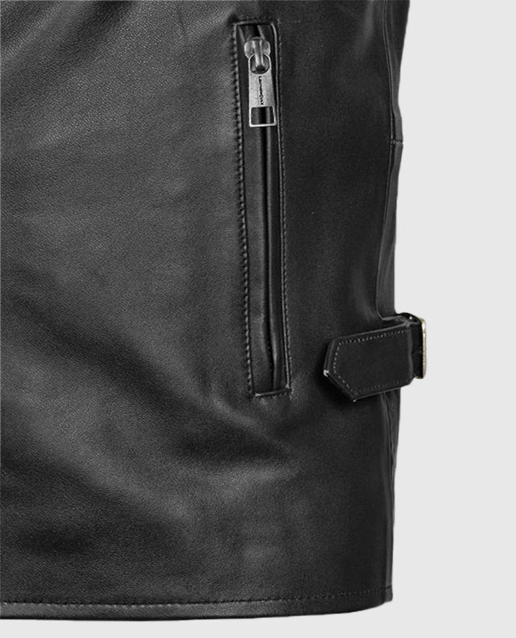 Vin Diesel Fast And Furious 6 Black Leather Jacket
