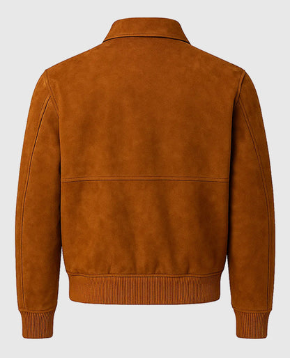 David Beckham Save Our Squad Suede Leather Jacket