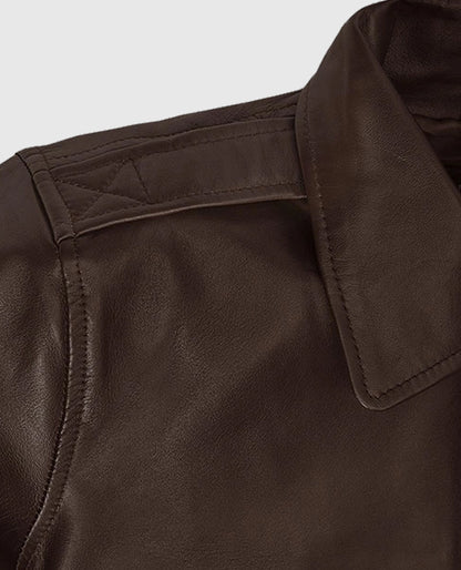 Kendall Jenner Bomber Leather Jacket