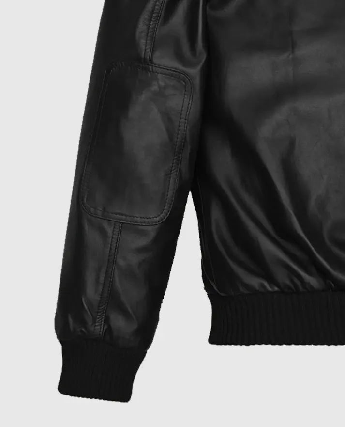 X-Men Ryan Reynolds Black Leather Jacket