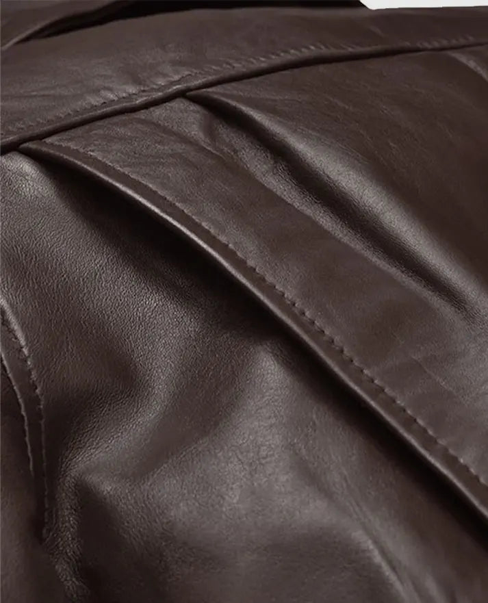 Taylor Lautner The Twilight Saga Brown Leather Jacket